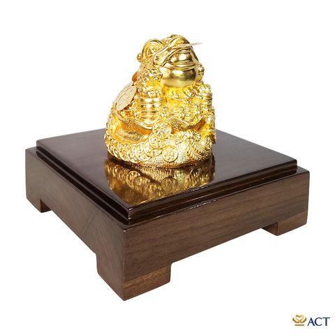 tượng Thiềm Thừ dát vàng 24k ACT GOLD