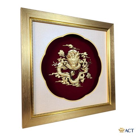 Tranh Rồng dát vàng 24k ACT GOLD