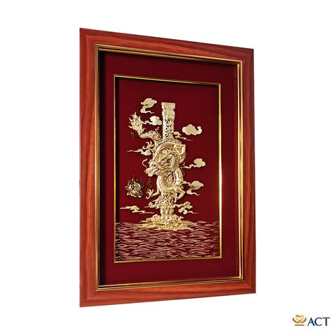 Tranh Rồng dát vàng 24k ACT GOLD