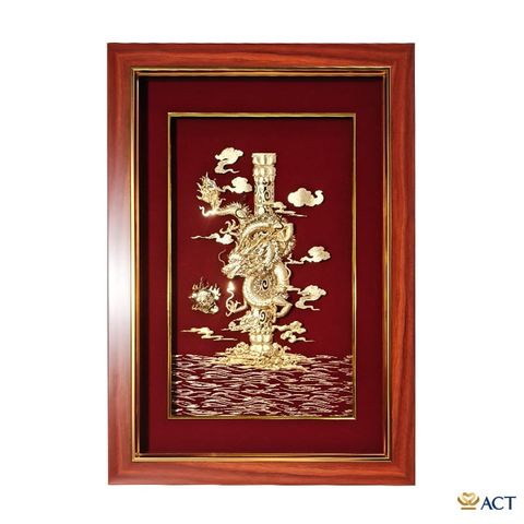 Tranh Rồng dát vàng 24k ACT GOLD