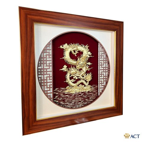 Tranh Rồng dát vàng 24k ACT GOLD