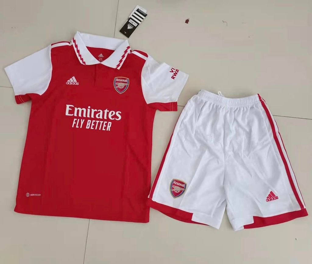 Bộ quần áo trẻ em Arsenal 2022-2023 hàng Thái