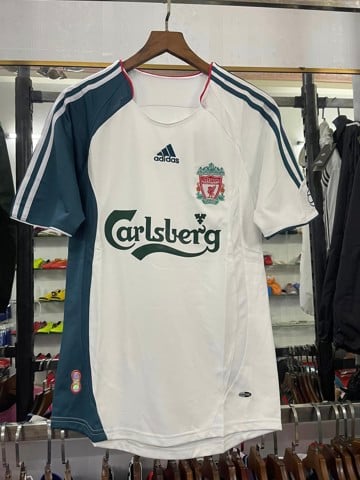 Áo Liverpool trắng 2006 - 2007 classic retro hàng thái lan