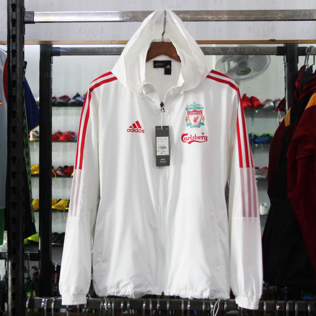 Áo Khoác Liverpool Classic Trắng Đỏ