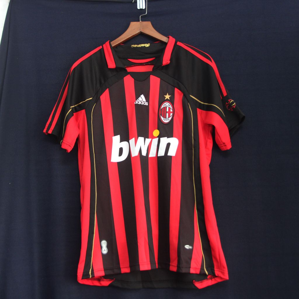 Bộ quần áo AC Milan 2007 classic new retro sân nhà