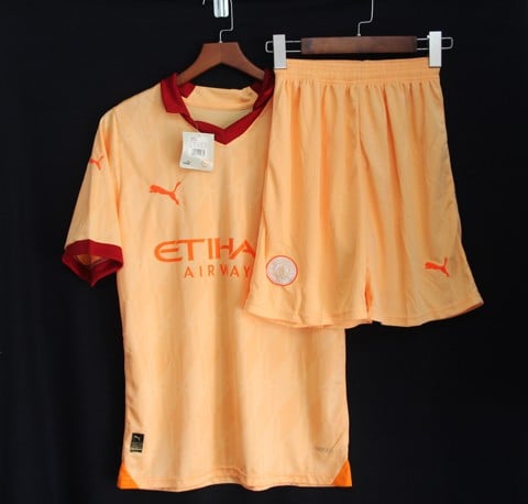 Bộ quần áo Man City 2023/ 24 home kit for fans MÀU CAM