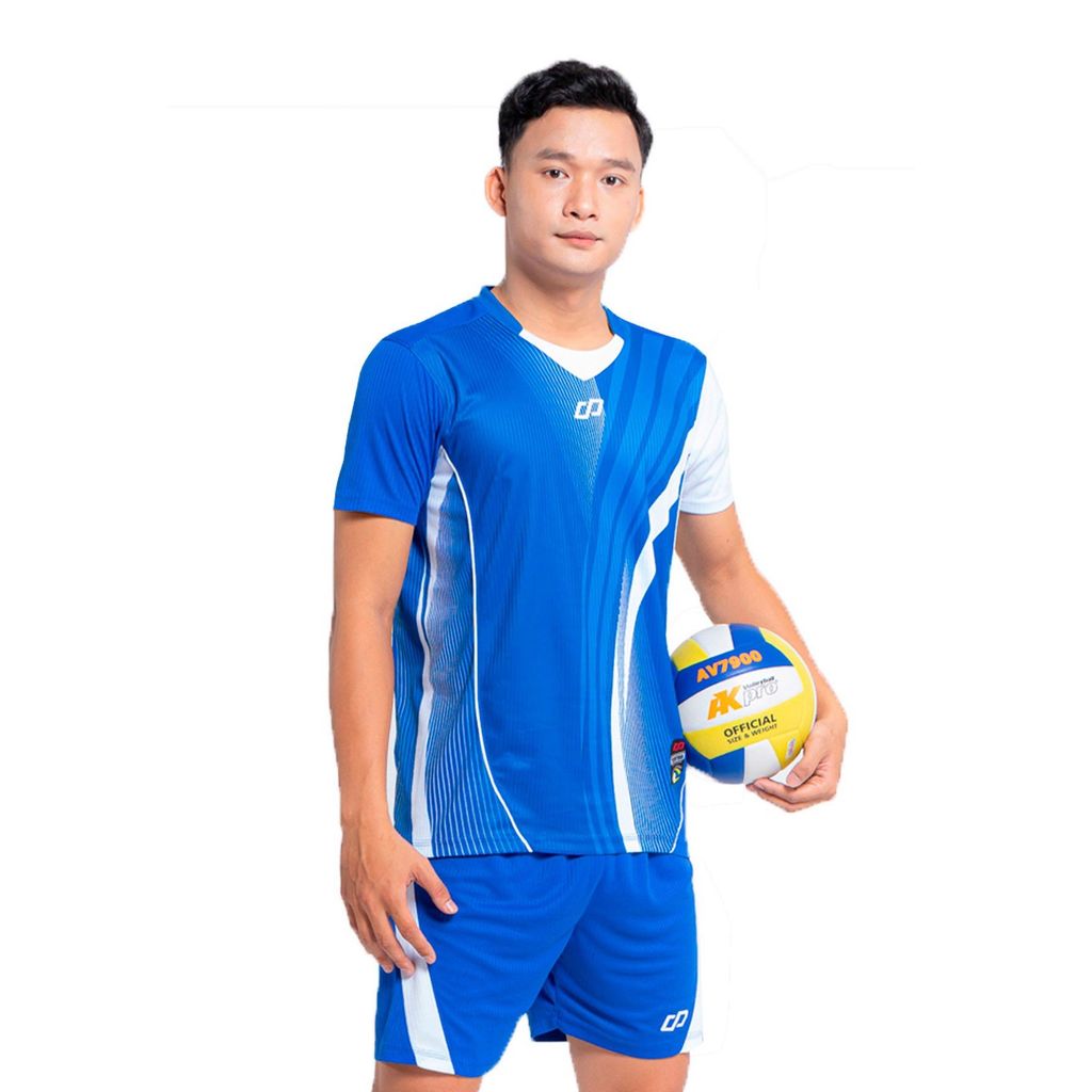 Bộ quần áo Bóng Chuyền Nam ZENTIGA mẫu mới màu xanh bích