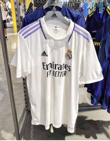 Bộ Real Madrid TRẮNG 2022 - 2023 sân nhà hàng thái lan bản fans