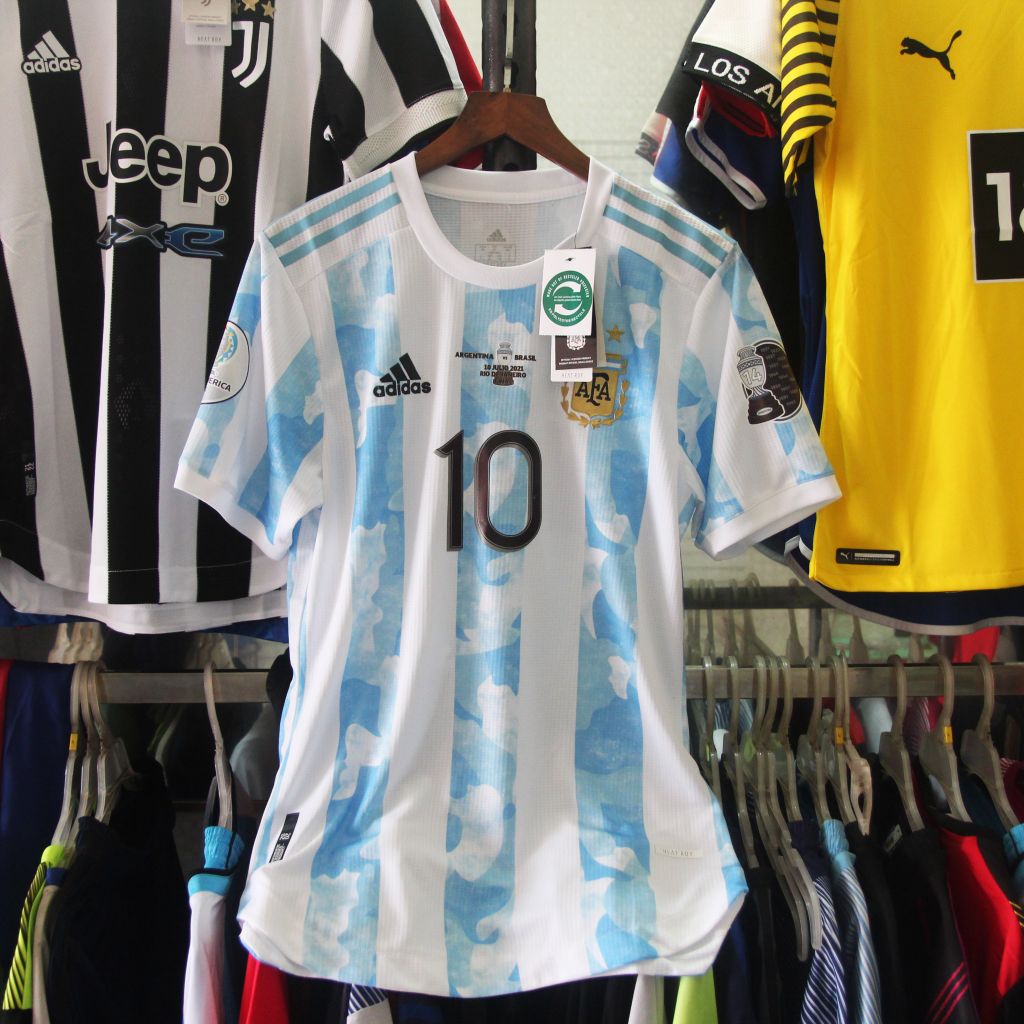 Áo Argentina bản chung kết Copa America 2021 hàng thái lan- bản player version