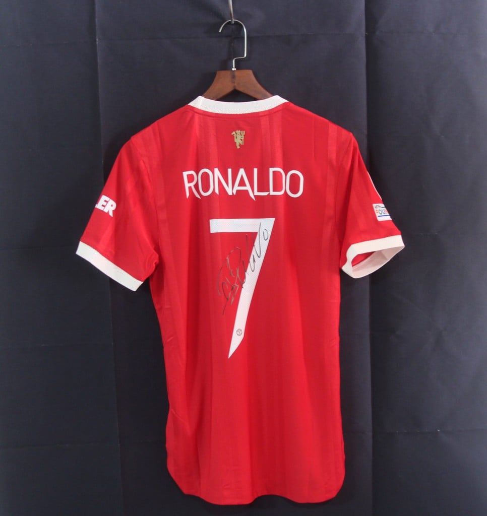 Áo Mu đỏ Ronaldo 2021- 2022 phiên bản UCL (thái lan- player version)