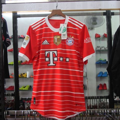 Áo Bayern Munich đỏ 2022- 2023 sân nhà full 10th anniversary champions- hàng thái lan (player version)