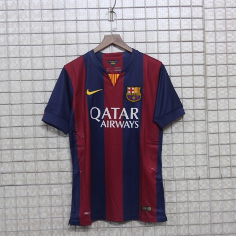 Áo đấu Barcelona 2014- 2015 sân nhà classic retro