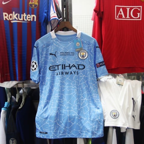 Áo đấu Man City chung kết UCL C1 2021 sân nhà