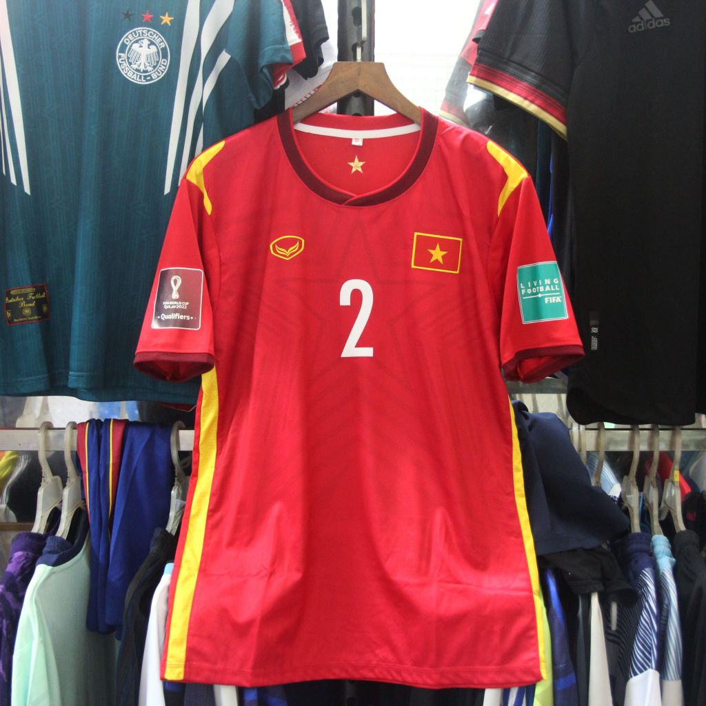 Áo đấu tuyển Việt Nam 2021 phiên bản thi đấu vòng loại World Cup 2022
