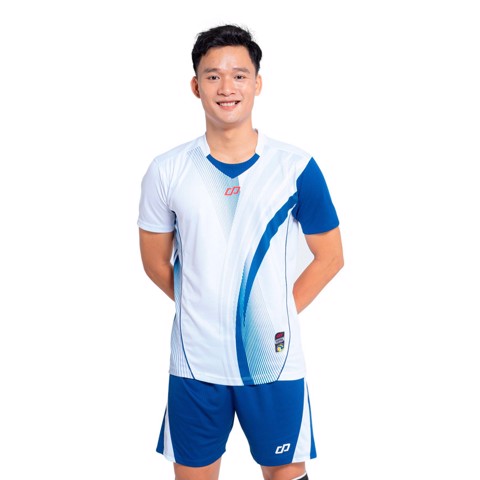 Bộ quần áo Bóng Chuyền Nam ZENTIGA mẫu mới màu trắng