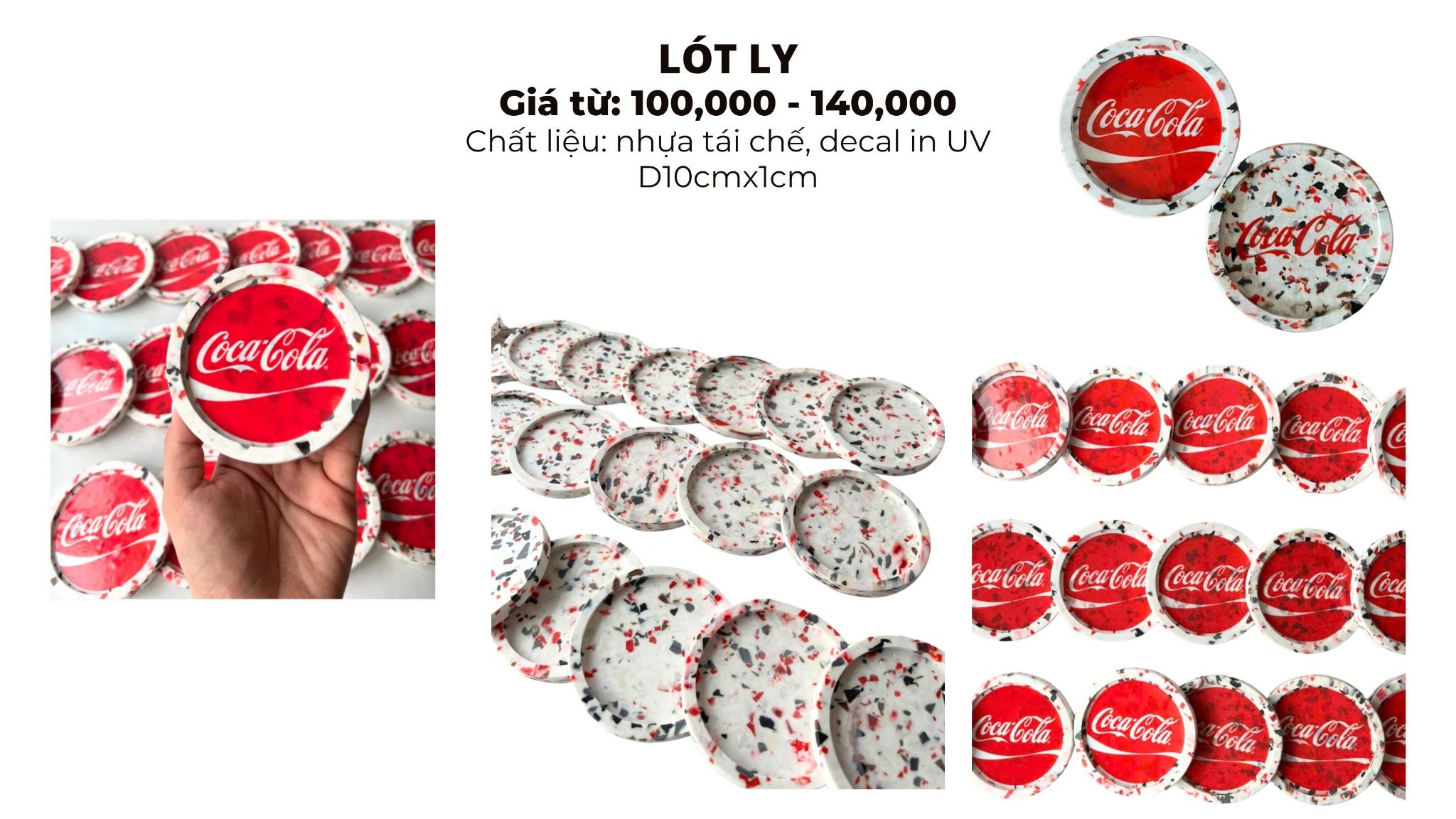 Lót Ly Nhựa Tái Chế