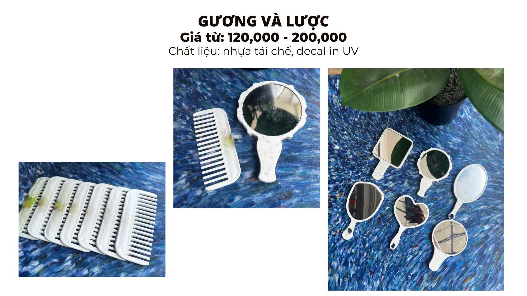 Gương & Lược Nhựa Tái Chế