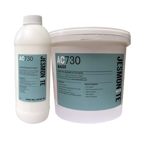  Jesmonite AC730 - Bộ lỏng & bột 6kg - Bao bì chính hãng 