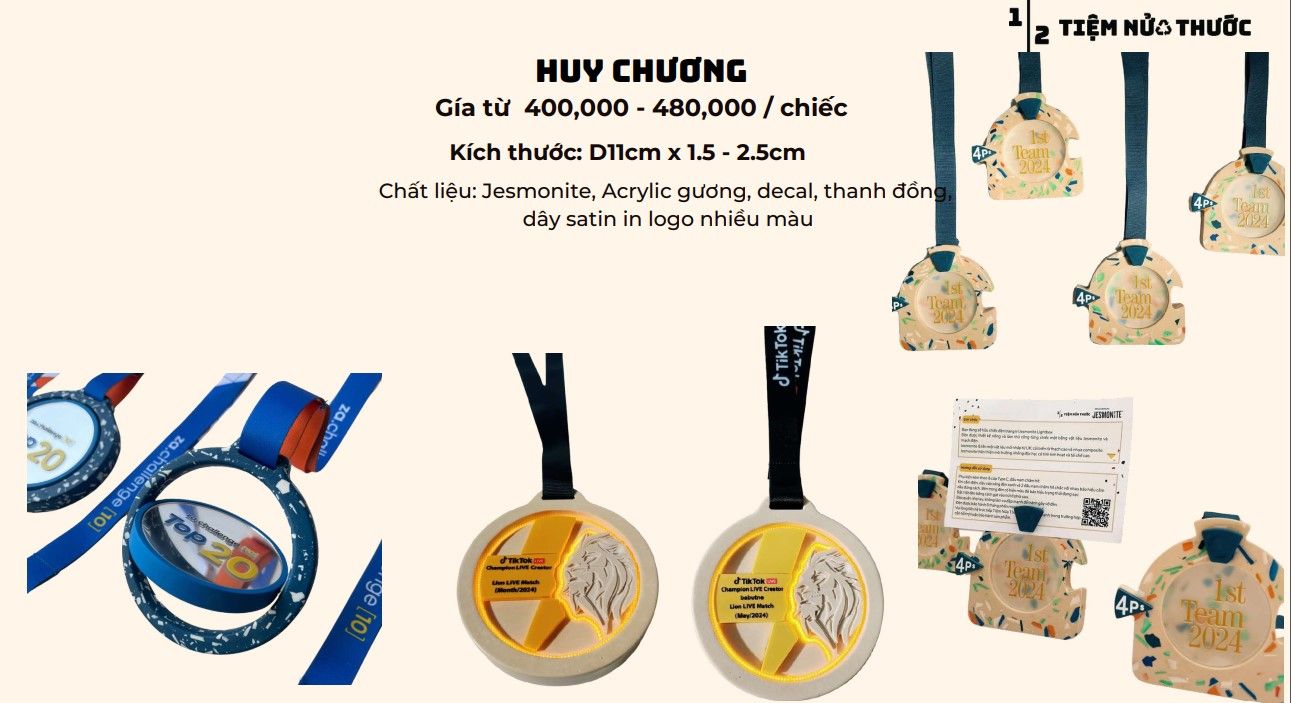 Quà Tặng Doanh Nghiệp - KỶ NIỆM CHƯƠNG & HUY CHƯƠNG