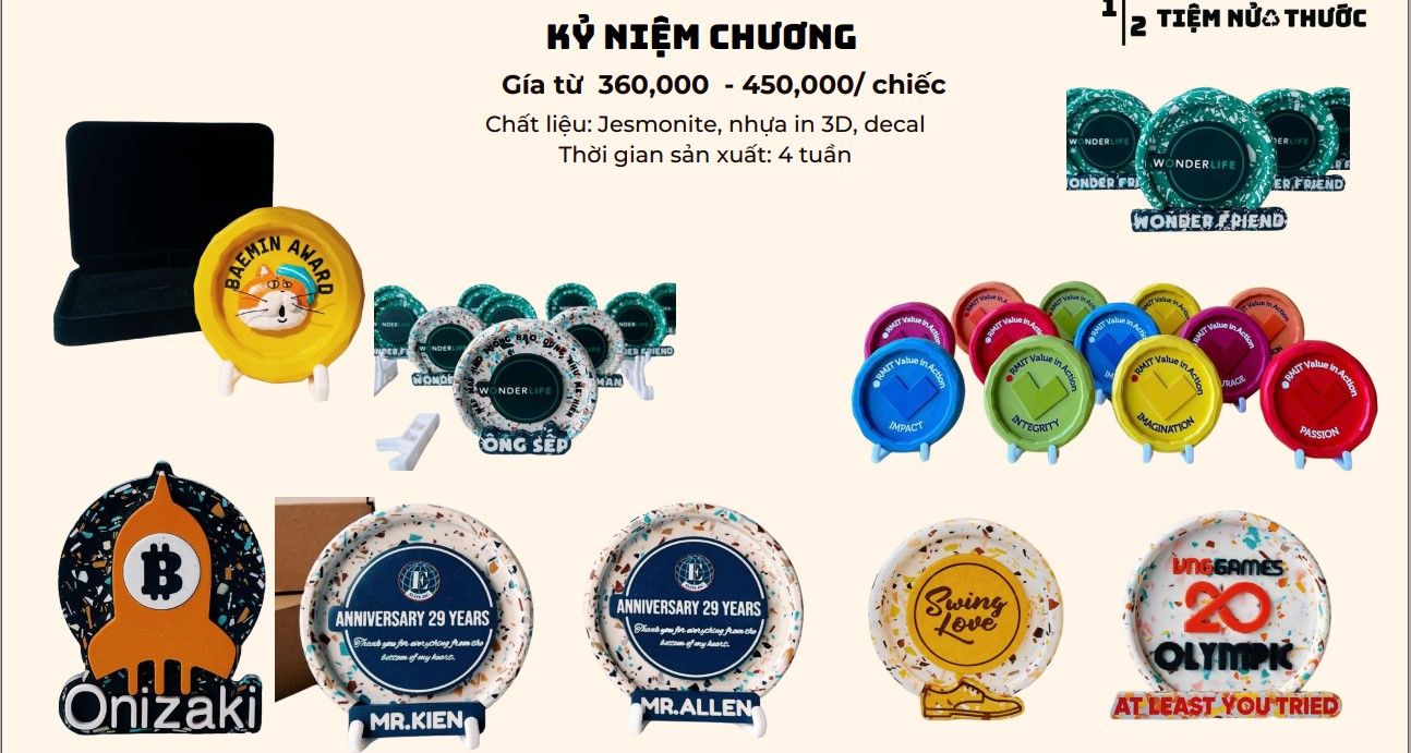 Quà Tặng Doanh Nghiệp - KỶ NIỆM CHƯƠNG & HUY CHƯƠNG