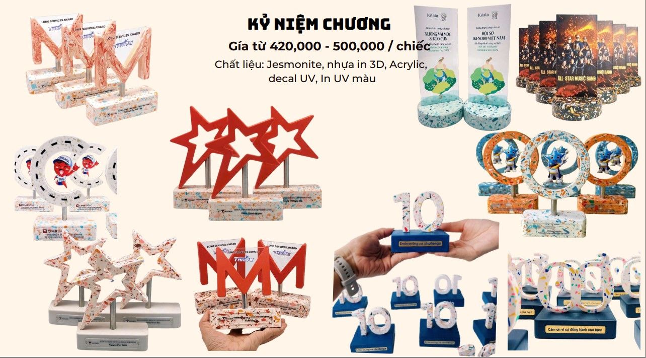 Quà Tặng Doanh Nghiệp - KỶ NIỆM CHƯƠNG & HUY CHƯƠNG