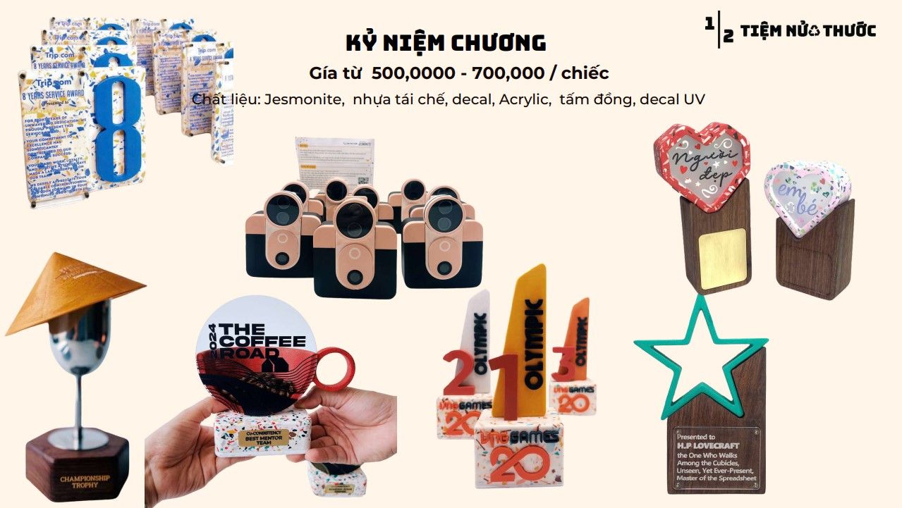 Quà Tặng Doanh Nghiệp - KỶ NIỆM CHƯƠNG & HUY CHƯƠNG