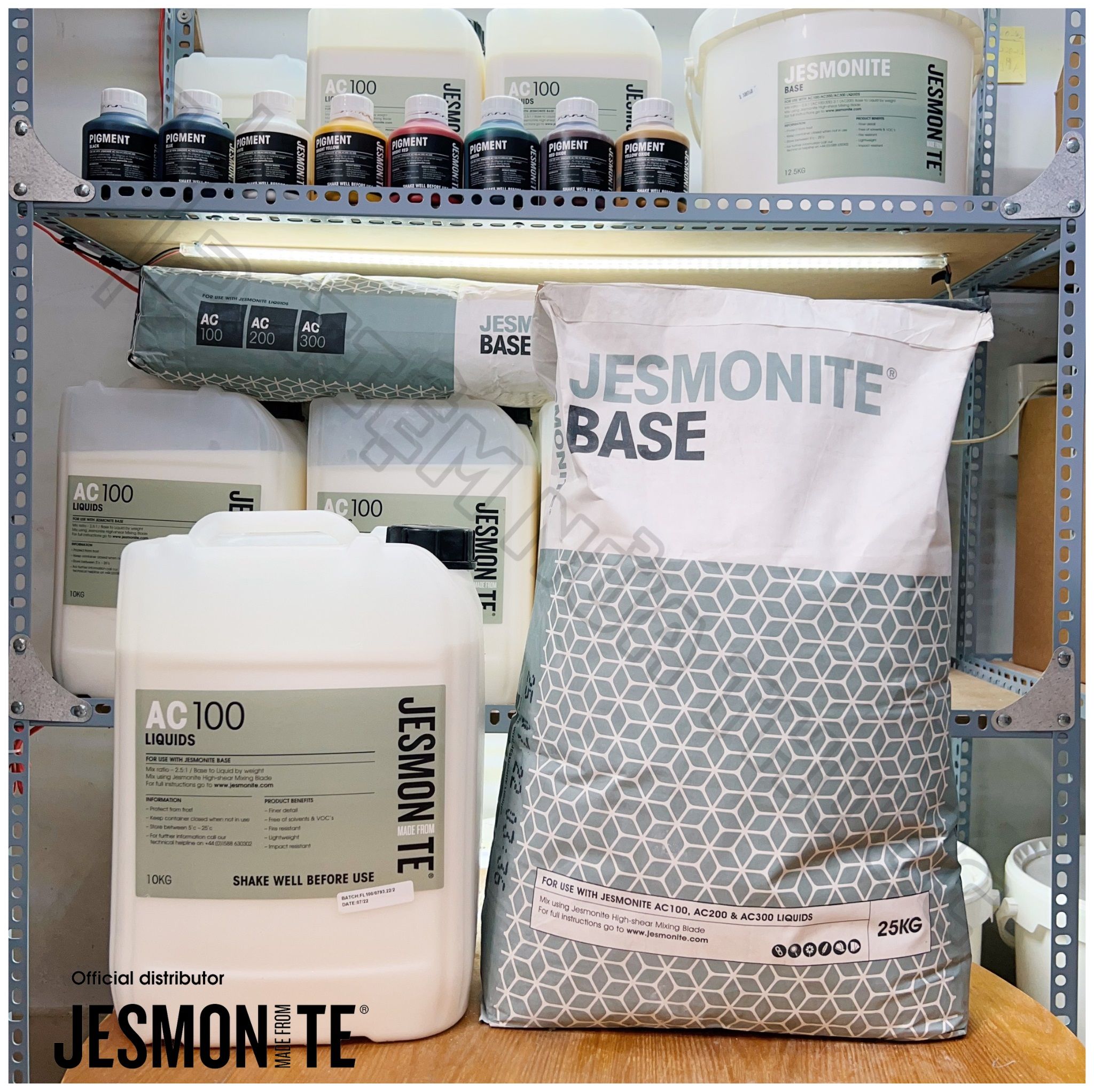 Jesmonite AC100 - 35kg - Bao bì chính hãng