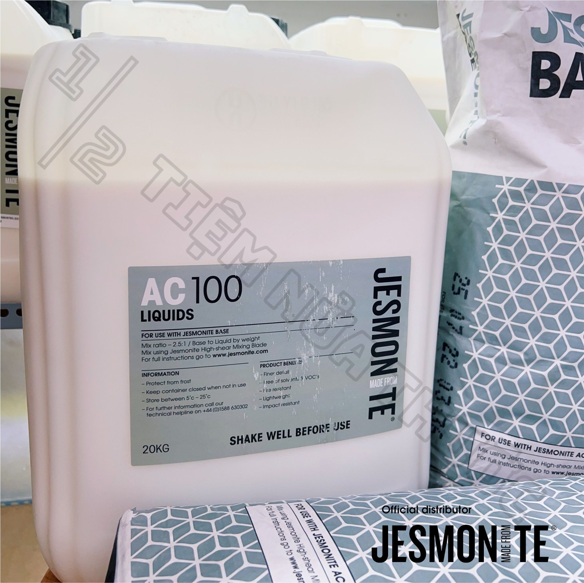 Jesmonite AC100 70kg - Bao bì chính hãng