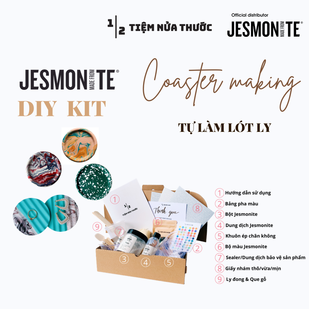 Bộ KIT Jesmonite DIY - 1kg