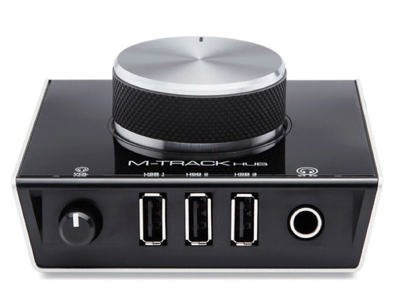  M-Audio M-Trackhub USB Monitoring Interface với Built-In 3-Port Hub 