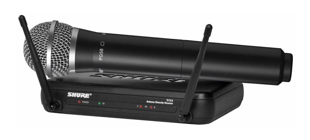  Wireless Microphones Shure - SVX24/PG58 