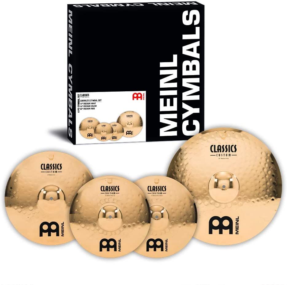 Cymbal Meinl Classics Custom Brilliant Complete Cymbal Set - CC141620