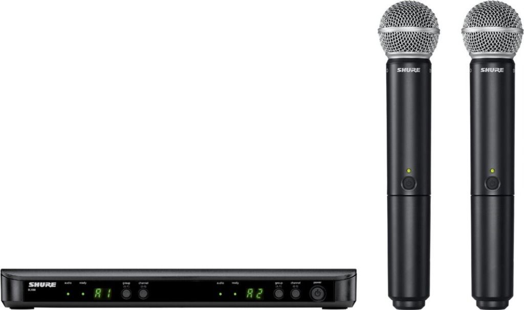  Wireless Microphones Shure BLX288/SM58 