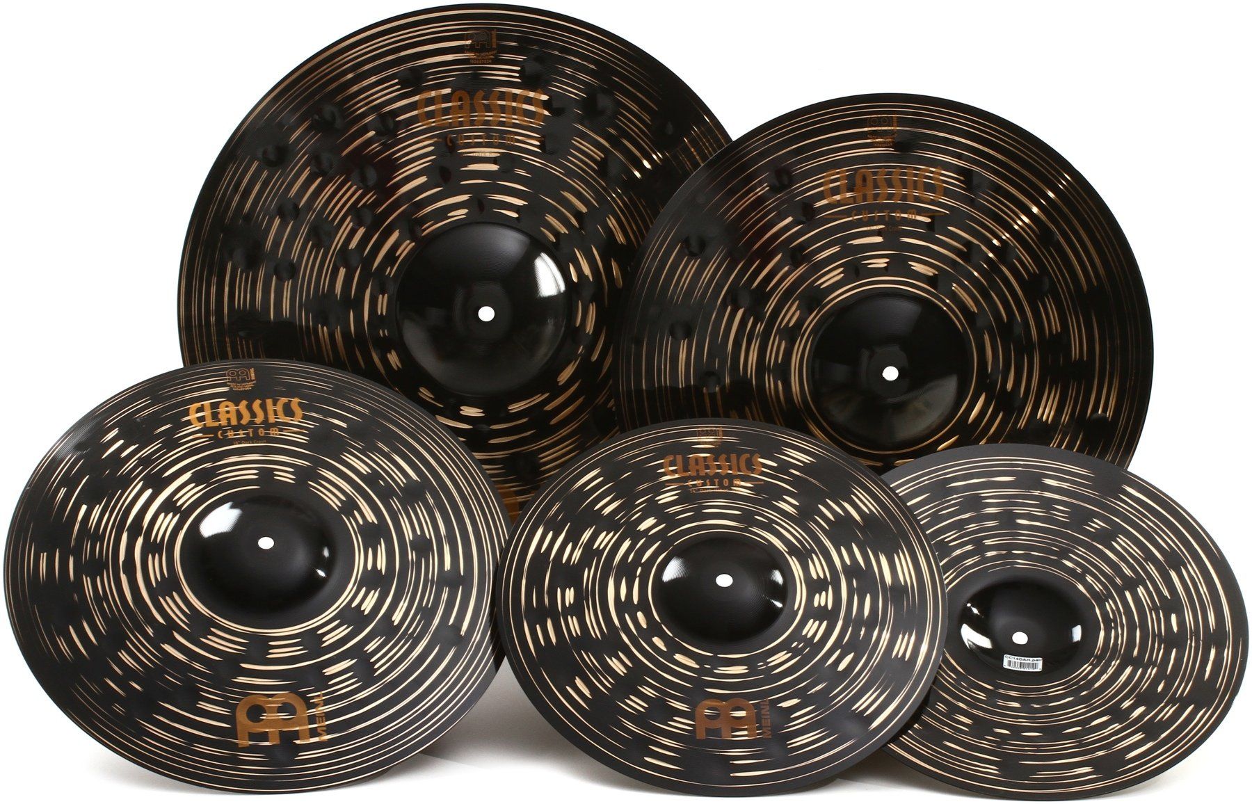 Set Meinl Classic Custom Dark - CCD460+18