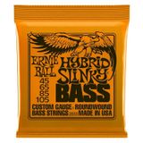  Hybrid Slinky Nickel Wound Electric Bass Strings - 45-105 Gauge 