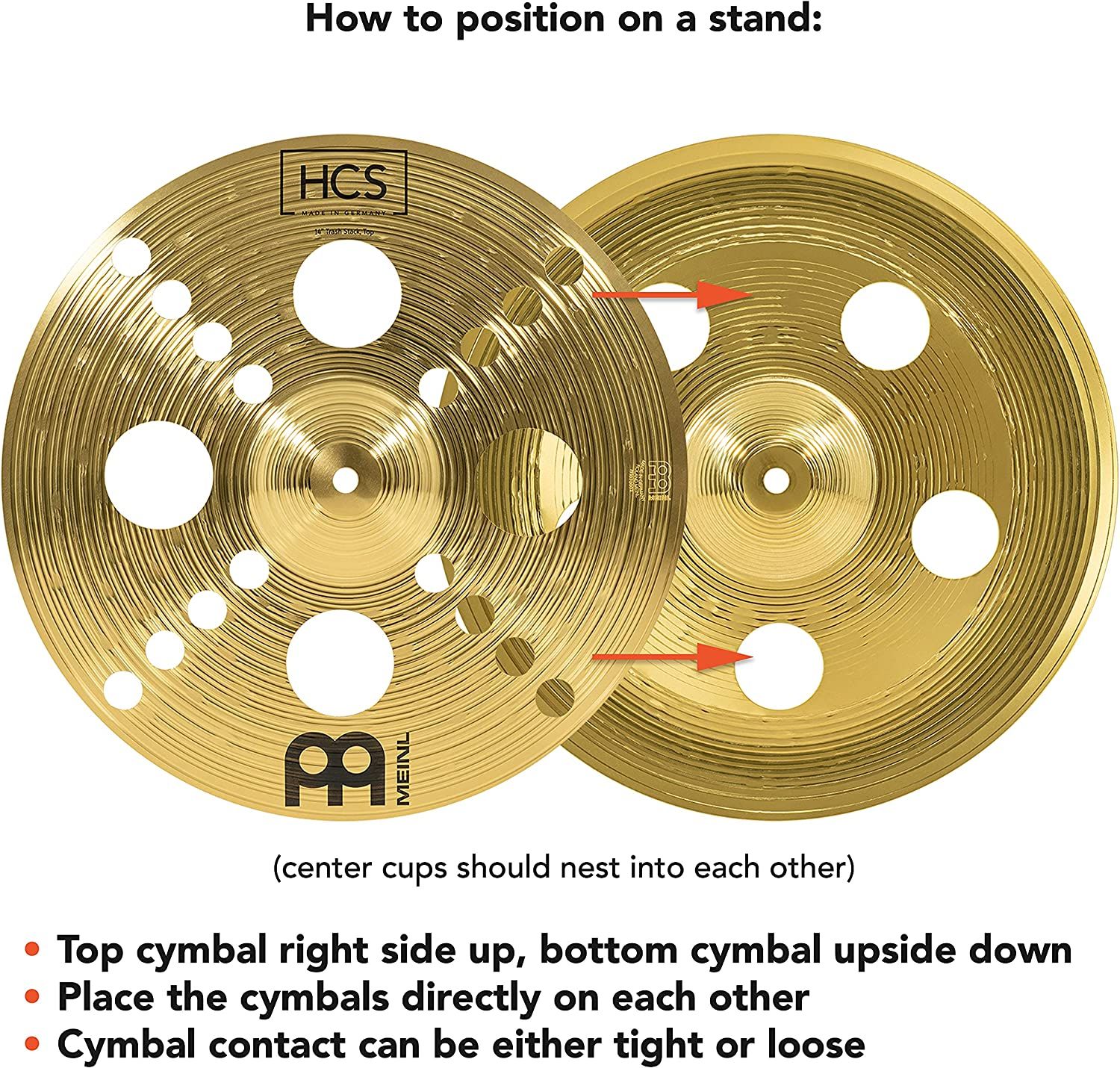  Meinl HCS Trash Stack HCS12TRS HCS 14TRS 