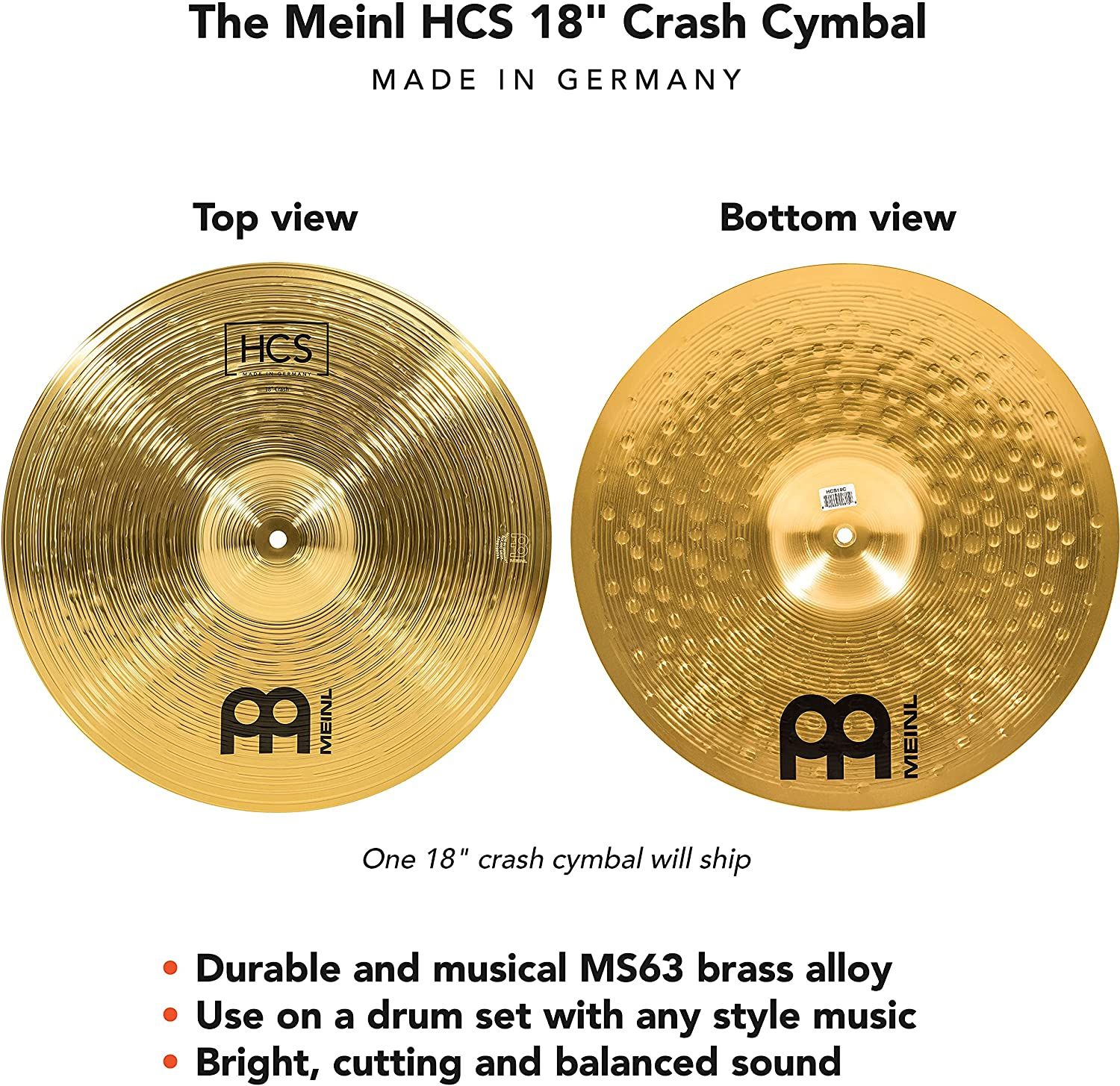 Cymbal Meinl HCS 18