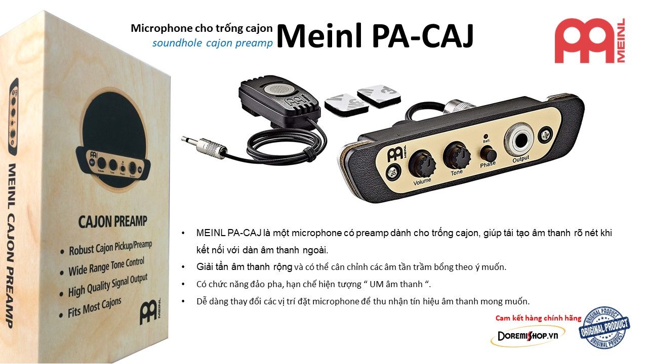 MEINL Cajon Pick up - Preamp (PA-CAJ)