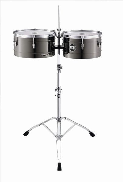 Meinl Marathon Series Brass Finish Steel Timbales, 14-15-Inch