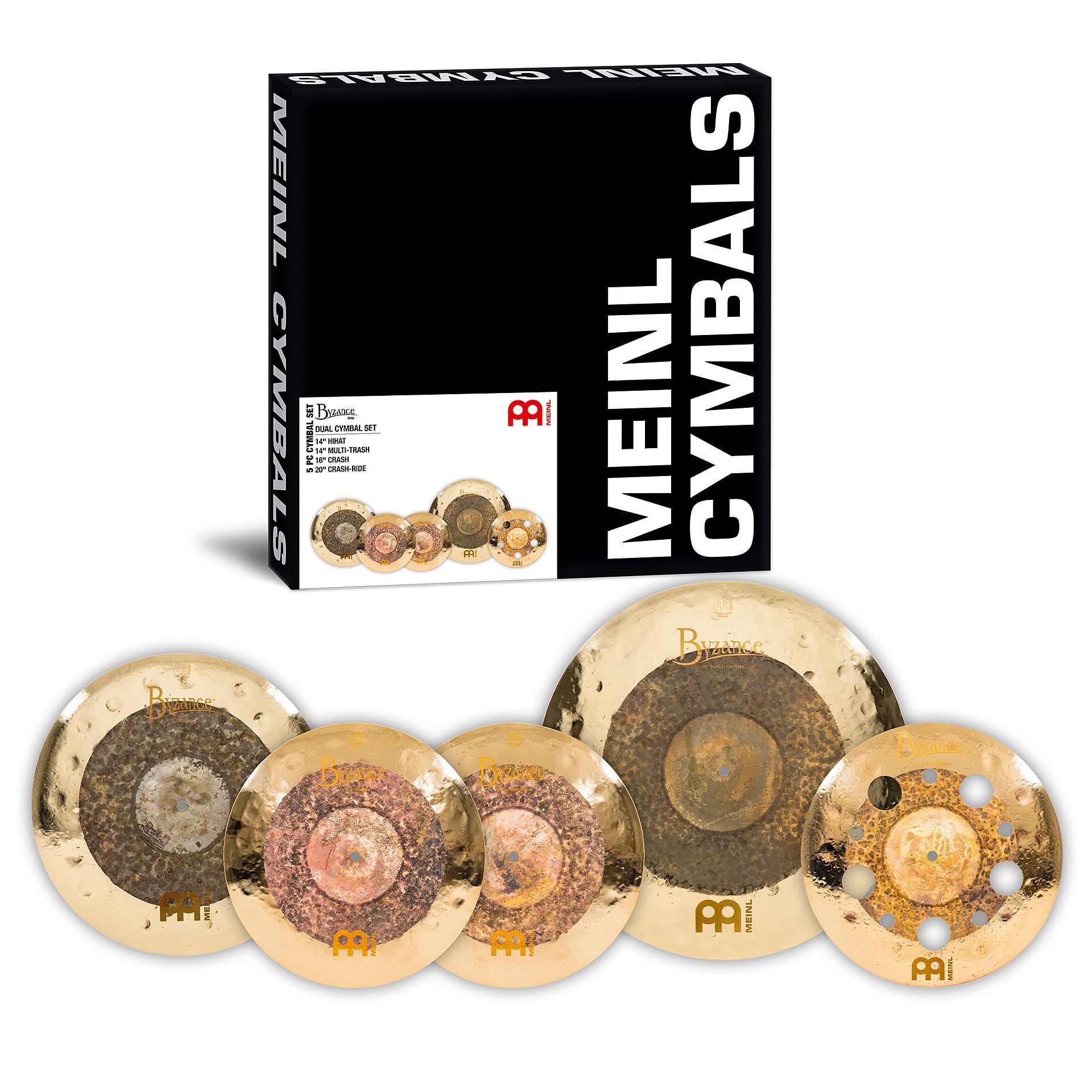 Meinl Byzance Dual Cymbal Set --- B14141620DU