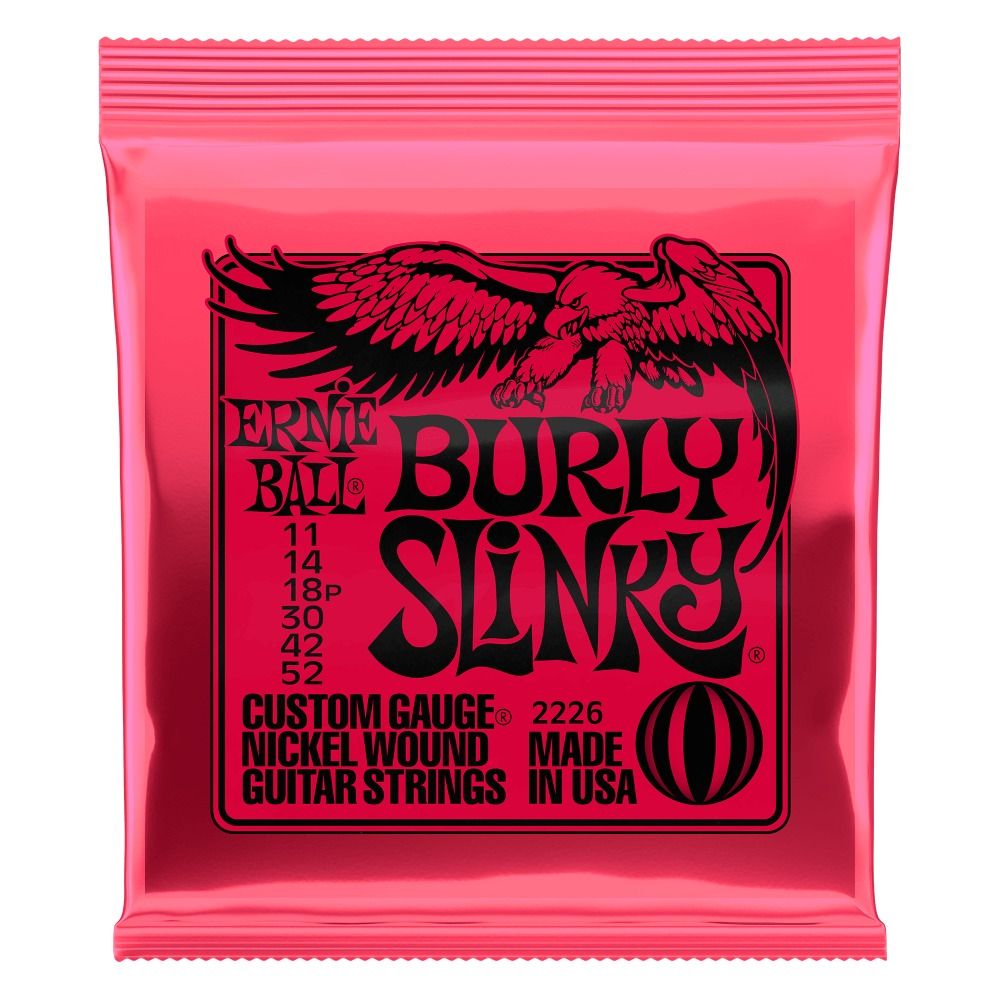 Burly Slinky Nickelwound Electric Guitar Strings 11 - 52 Gauge
