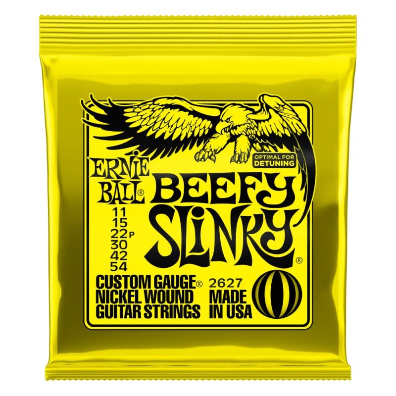 Beefy Slinky Nickel Wound Electric Guitar Strings - 11-54 Gauge