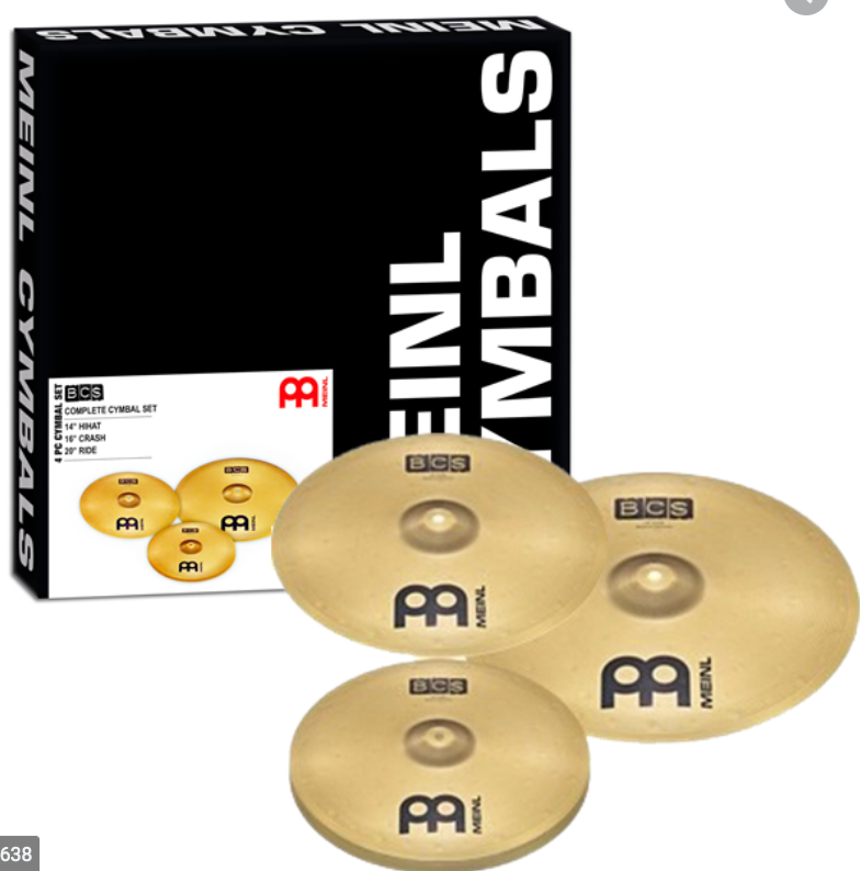 Cymbal Meinl BCS Complete Cymbal Set - BCS141620