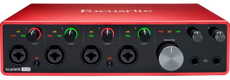  Focusrite Scarlett 18i8 (3rd Generation) 