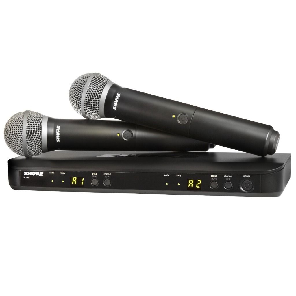  Wireless Microphones Shure BLX288/PG58 