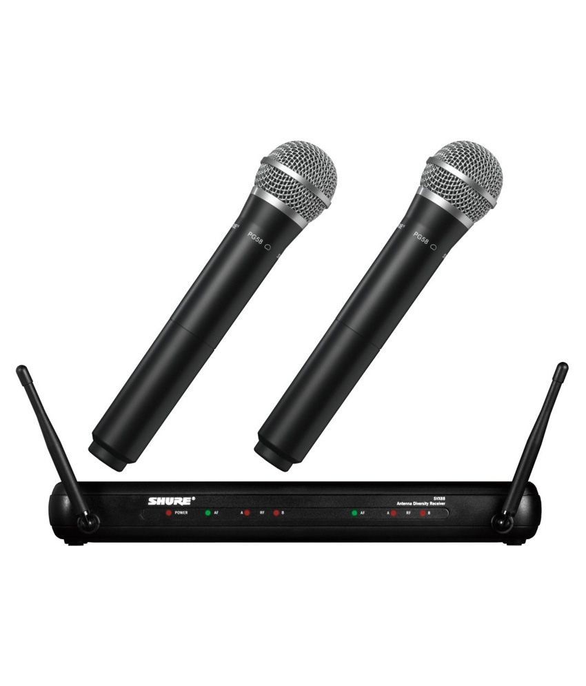  Wireless Microphones Shure SVX288/PG58 