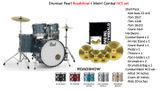  Drumset Pearl Roadshow + Meinl Cymbal HCS set 