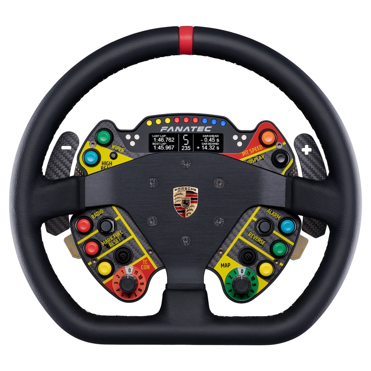 Podium Steering Wheel Porsche 911 GT3 R V2 Leather