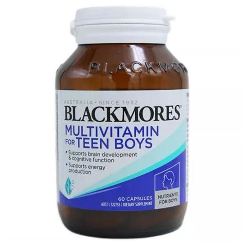 Vitamin tổng hợp Blackmores Multivitamin for Teen Boys 60 viên cho bé trai của Úc