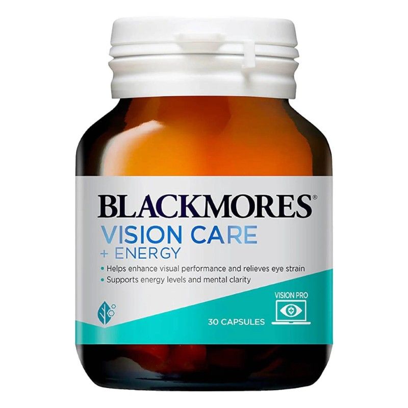 Bổ mắt Blackmores Vision Care Energy 30 viên tăng năng lượng, tập trung